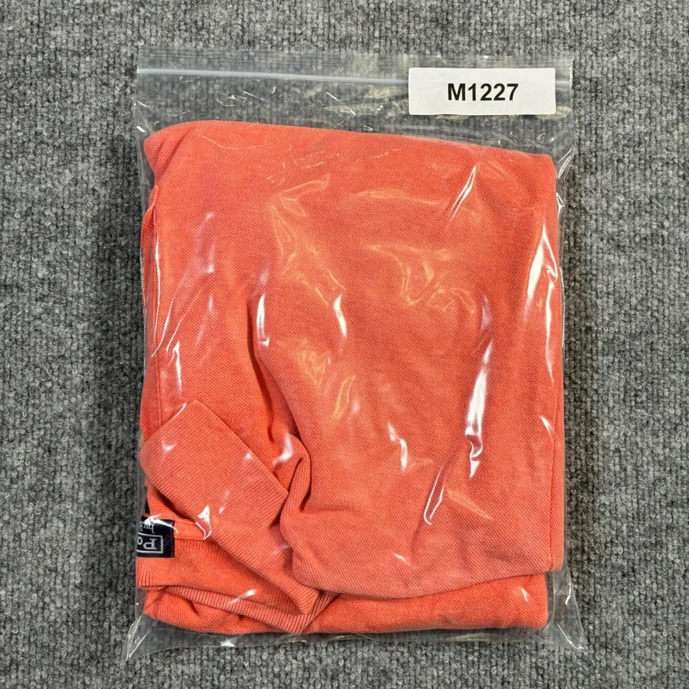 Polo Ralph Lauren Polo Shirt Mens XXL Coral Orange Pique Short‎ Sleeve